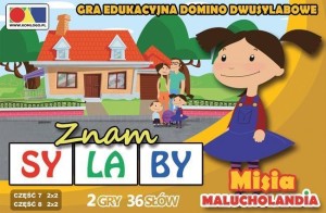 GRA DOMINO. ZNAM SYLABY. CZ. 7 I 8 - ZESTAW MISIA