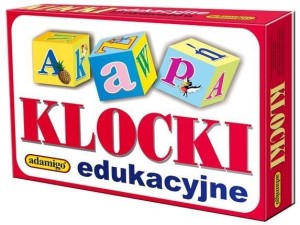 KLOCKI EDUKACYJNE 18 ELEMENTÓW, ADAMIGO