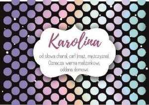 MAGNES IMIONA - KAROLINA, SZARON