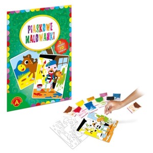 PIASKOWE MALOWANKI MALARZ I KONIK ALEX, ALEXANDER
