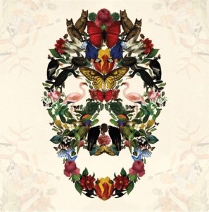 KARNET KWADRAT Z KOPERTĄ SKULL OF LIFE
