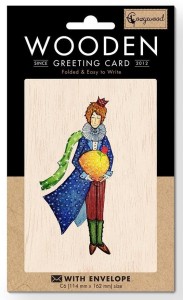 KARNET DREWNIANY C6 + KOPERTA MAŁY KSIĄŻĘ