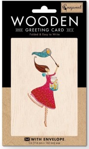 KARNET DREWNIANY C6 + KOPERTA SŁOIK GWIAZD