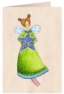 KARNET DREWNIANY C6 + KOPERTA WRÓŻKA