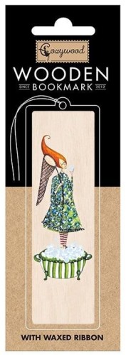 Zakładka drewniana Kobieta w wannie, Cozywood