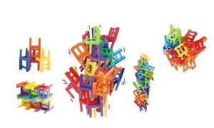 KLOCKI MAŁYCH GENIUSZY - KRZESEŁKA 40 ELEMENTÓW