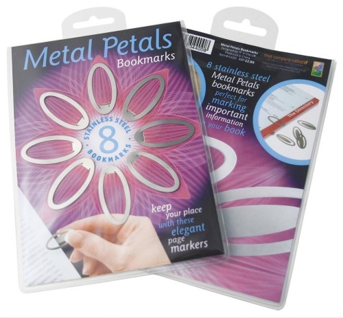 Metal Petals Bookmarks - zestaw 8 zakładek, IF