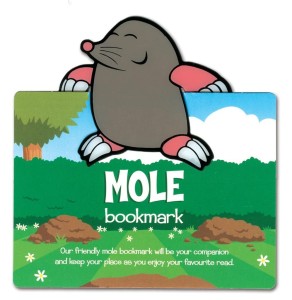 ZWIERZĘCA ZAKŁADKA DO KSIĄŻKI - MOLE - KRET, IF