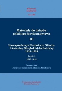 MATERIAŁY DO DZIEJÓW POL. JĘZYKOZNAWSTWA 3 T.1-2