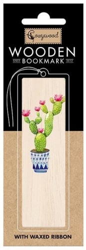 Zakładka drewniana Kaktus, Cozywood