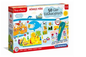 UCZĘ SIĘ BAWIĄC. MÓWIĄCE PIÓRO 50 GIER, CLEMENTONI