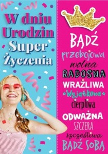 KARNET BUENO B6 + KOPERTA WZÓR NR 03 URODZINY