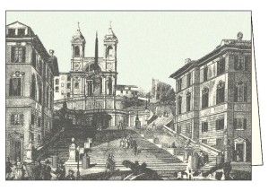 KARNET Z KOPERTĄ ITW 005 ROMA CHIESA DELLA TRINITA
