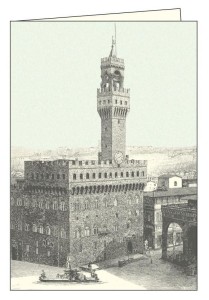 KARNET Z KOPERTĄ ITW 008 FIRENZE PIAZZA SIGNORIA