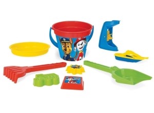 ZESTAW DO PIASKU 9 ELEMENTÓW PSI PATROL, WADER