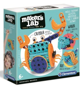 MAKER'S LAB - ZWIERZĘTA MORSKIE, CLEMENTONI