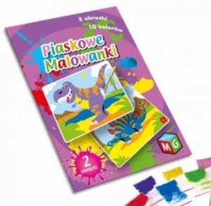 PIASKOWE MALOWANKI DINOZAURY
