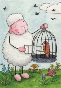 POCZTÓWKA Z KOLOROWANKĄ - UCIŚNIONYCH WYPUŚCI