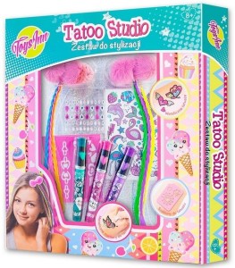 TATOO STUDIO - ZESTAW DO STYLIZACJI Z WARKOCZYKAMI