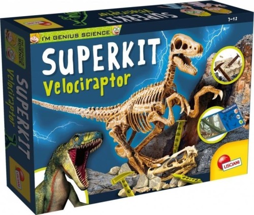 Mały Geniusz - Superkit Velociraptor, Lisciani