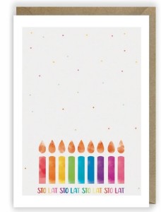 KARTKA URODZINOWA, EKO KOPERTA K016