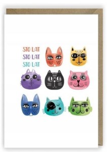 KARTKA URODZINOWA, EKO KOPERTA K017