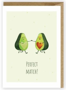 KARTKA OKOLICZNOŚCIOWA AWOKADO, EKO KOPERTA K035