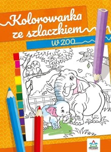 KOLOROWANKA ZE SZLACZKIEM. W ZOO