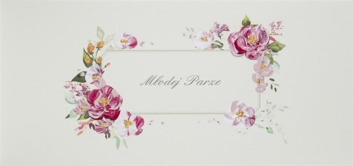 Karnet Ślub DL S39 - Młodej Parze