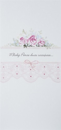 Karnet Ślub DL S38 - Dużo Szczęścia