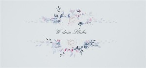 KARNET ŚLUB DL S41 - W DNIU ŚLUBU