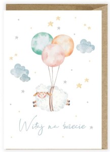 KARTKA Z OKAZJI NARODZIN OWIECZKA K118