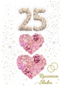 KARTKA OKOLICZNOŚCIOWA ROCZNICA ŚLUBU TG09