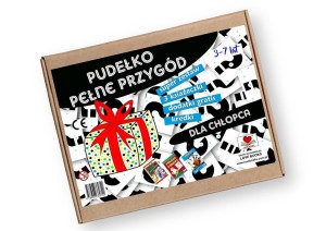 PUDEŁKO PEŁNE PRZYGÓD DLA CHŁOPCA 3-7 LAT. ZESTAW