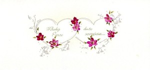 KARNET ŚLUB DL S36 - MŁODEJ PARZE DUŻO SZCZĘŚCIA