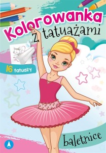 KOLOROWANKA Z TATUAŻAMI. BALETNICE