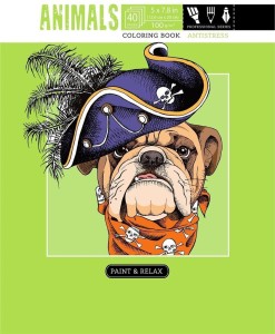 KOLOROWANKA ANTYSTRESOWA 126X200 20 ANIMALS