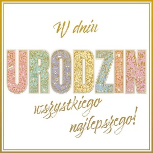 KARNET KW URODZINY