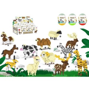 MINI KLOCKI ZWIERZĘTA, TRIFOX