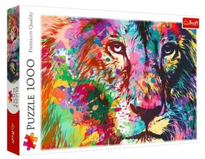 PUZZLE 1000 KOLOROWY LEW TREFL, TREFL