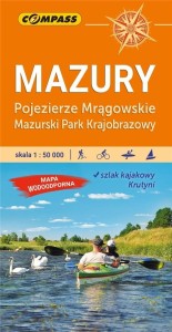 MAPA TUR.-MAZURY POJEZ. MRĄGOWSKIE LAM.. 1:50 000