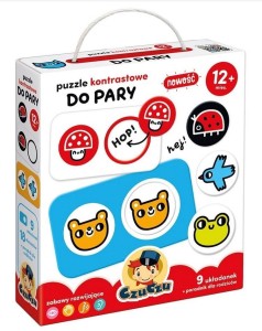 CZUCZU PUZZLE KONTRASTOWE DO PARY