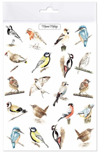 Tatuaże zmywalne Ptaki, Mama Maluje