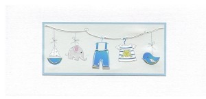 KARNET NARODZINY/ROCZEK DL D02 - CHŁOPIEC