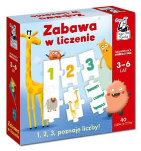 ZABAWA W LICZENIE. UKŁADANKA EDUKACYJNA 3-6 LAT