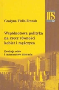 WSPÓLNOTOWA POLITYKA NA RZECZ RÓWNOŚCI KOBIET...