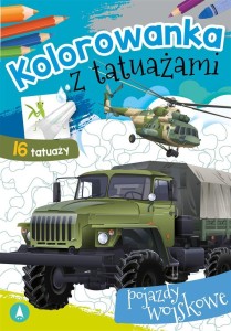 KOLOROWANKA Z TATUAŻAMI. POJAZDY WOJSKOWE