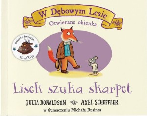 LISEK SZUKA SKARPET, JULIA DONALDSON
