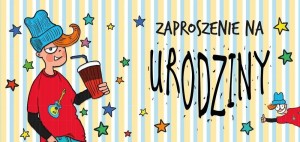 ZAPROSZENIE URODZINY - CHŁOPAK (5SZT)