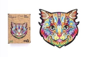 PUZZLE DREWNIANE EKO 39 KOTEK MURKOTEK A3